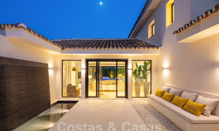 Modern, Mediterranean luxury villa for sale in a sought-after beach urbanisation in San Pedro, Marbella 62042 