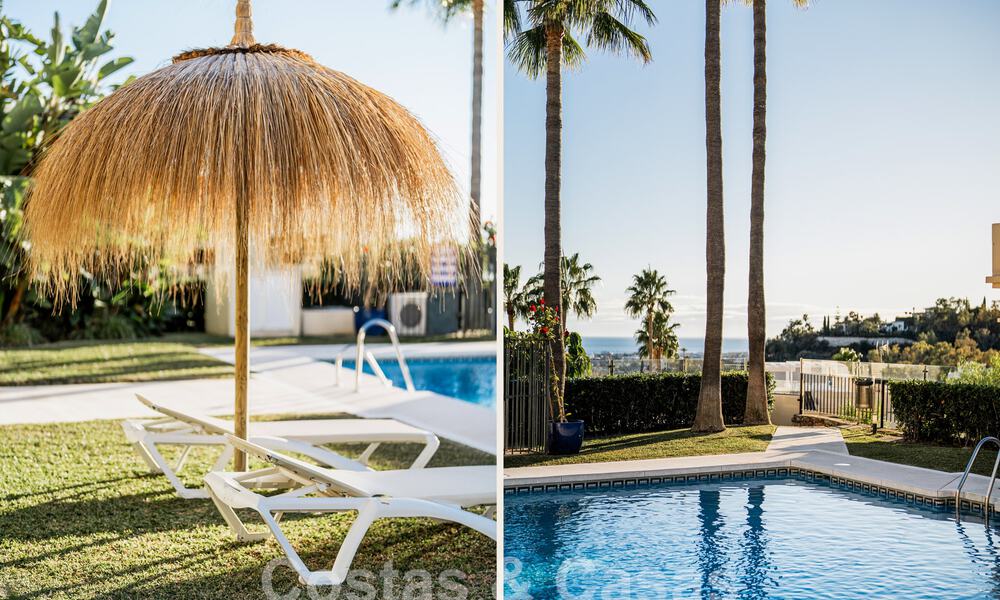 Move-in ready! Charming renovated garden apartment for sale in gated community in La Quinta, Benahavis - Marbella 62179