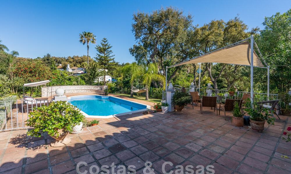 Authentic villa, Mediterranean architecture for sale in Sotogrande, Costa del Sol 62232