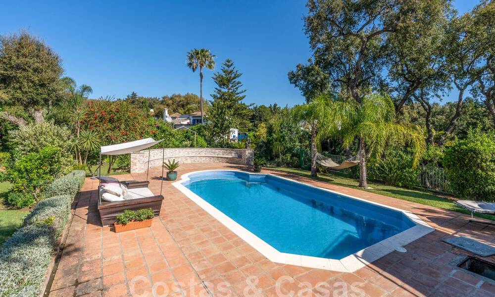 Authentic villa, Mediterranean architecture for sale in Sotogrande, Costa del Sol 62234