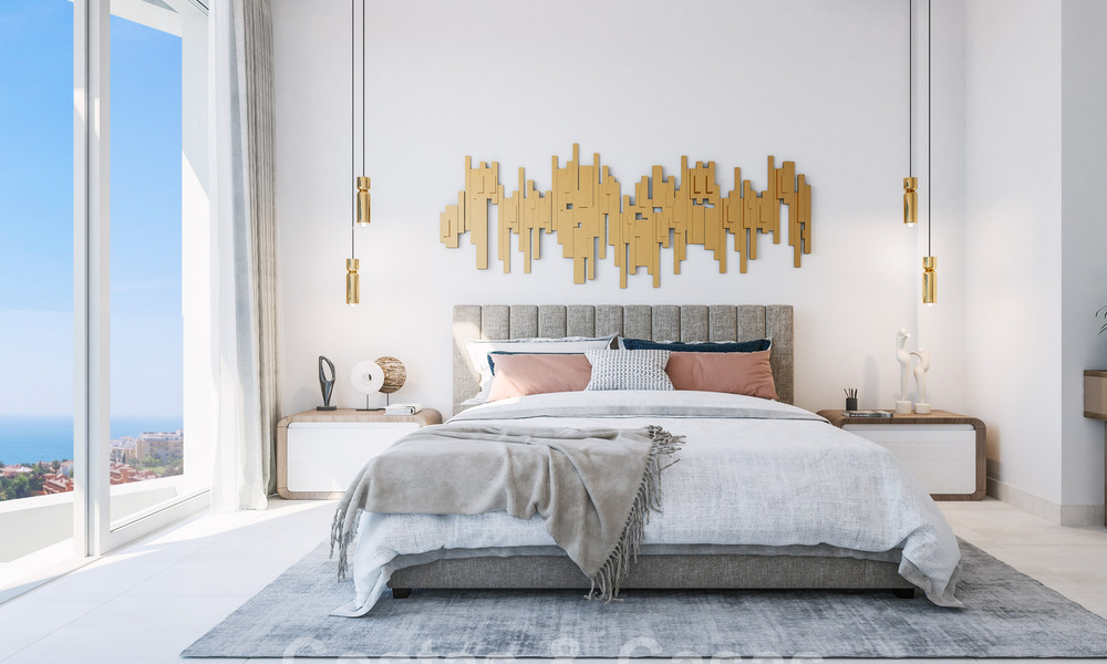 New high-end apartments in luxury resort for sale with Mediterranean views in Mijas Costa 62386