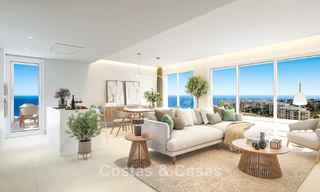 New high-end apartments in luxury resort for sale with Mediterranean views in Mijas Costa 783544 