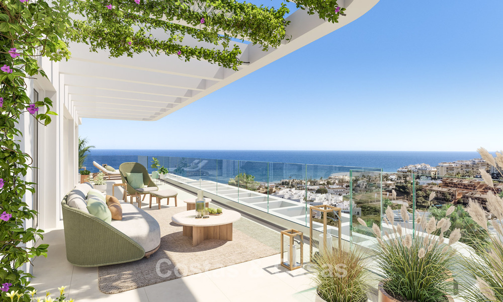 New high-end apartments in luxury resort for sale with Mediterranean views in Mijas Costa 783547