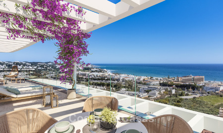 New high-end apartments in luxury resort for sale with Mediterranean views in Mijas Costa 783549