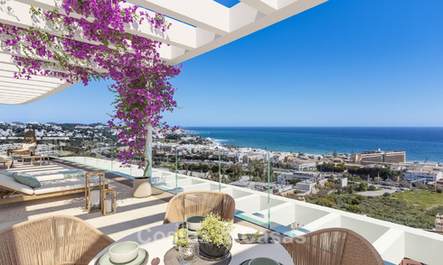 New high-end apartments in luxury resort for sale with Mediterranean views in Mijas Costa 783549