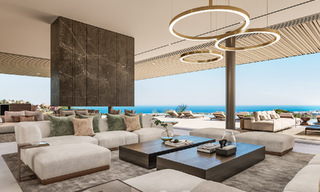 Plot + project for a luxury villa with futuristic design and breathtaking sea views for sale in El Madroñal, Benahavis - Marbella 62420 
