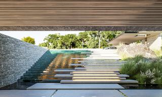 Plot + project for a luxury villa with futuristic design and breathtaking sea views for sale in El Madroñal, Benahavis - Marbella 62433 