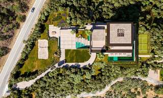 Plot + project for a luxury villa with futuristic design and breathtaking sea views for sale in El Madroñal, Benahavis - Marbella 62436 
