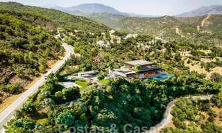 Plot + project for a luxury villa with futuristic design and breathtaking sea views for sale in El Madroñal, Benahavis - Marbella 62437 