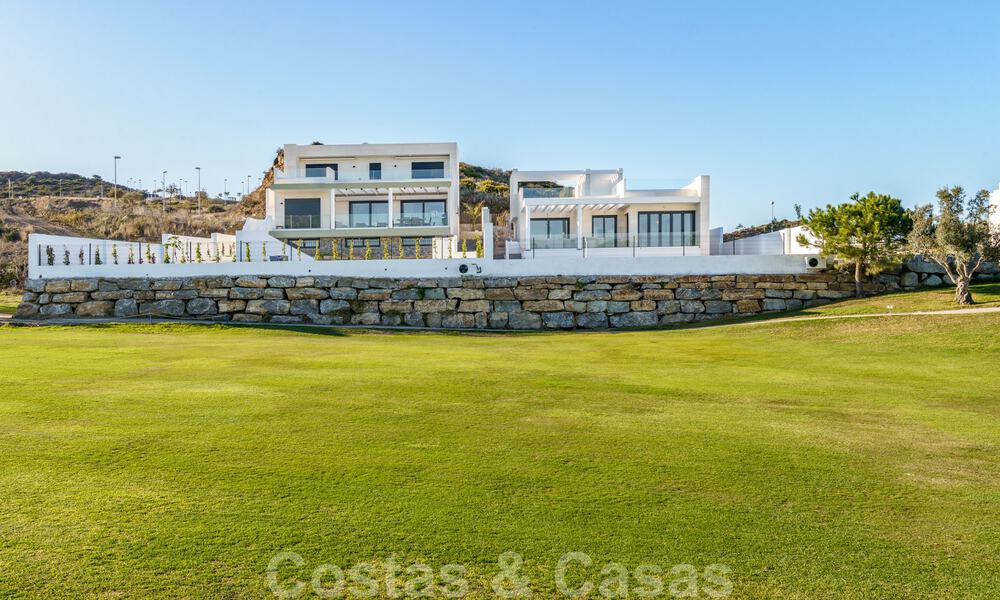 New development of modern luxury villas for sale, frontline golf with sea views in Mijas, Costa del Sol 62442