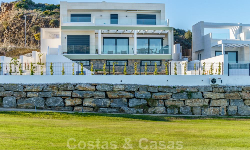 New development of modern luxury villas for sale, frontline golf with sea views in Mijas, Costa del Sol 62443