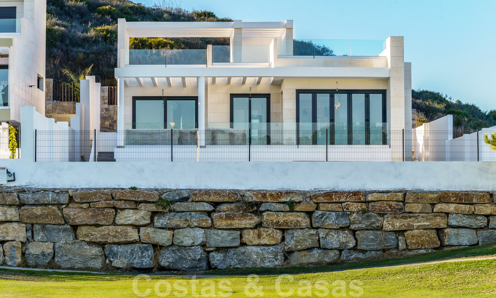 New development of modern luxury villas for sale, frontline golf with sea views in Mijas, Costa del Sol 62444