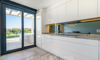 New development of modern luxury villas for sale, frontline golf with sea views in Mijas, Costa del Sol 62449 