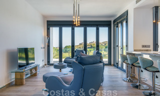 New development of modern luxury villas for sale, frontline golf with sea views in Mijas, Costa del Sol 62450 