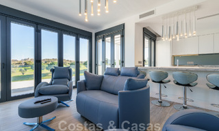 New development of modern luxury villas for sale, frontline golf with sea views in Mijas, Costa del Sol 62451 