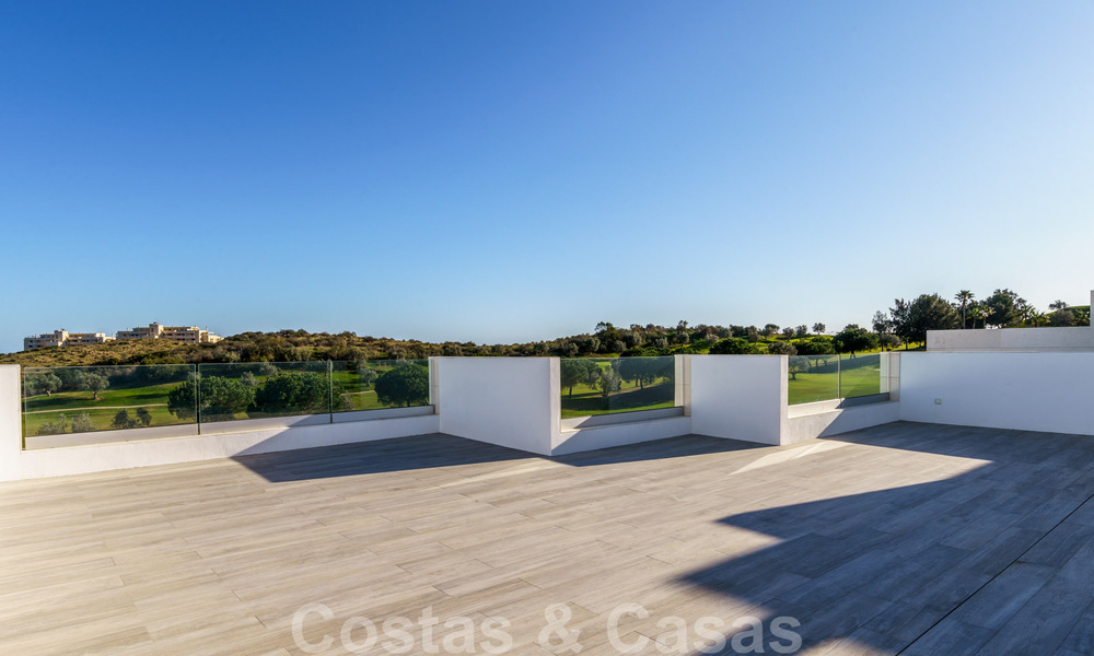 New development of modern luxury villas for sale, frontline golf with sea views in Mijas, Costa del Sol 62454