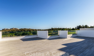 New development of modern luxury villas for sale, frontline golf with sea views in Mijas, Costa del Sol 62454 