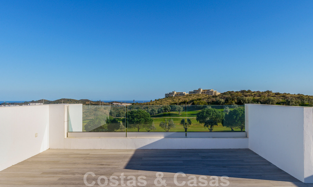 New development of modern luxury villas for sale, frontline golf with sea views in Mijas, Costa del Sol 62455