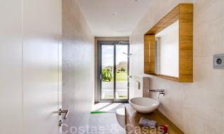 New development of modern luxury villas for sale, frontline golf with sea views in Mijas, Costa del Sol 62470 