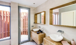 New development of modern luxury villas for sale, frontline golf with sea views in Mijas, Costa del Sol 62472 