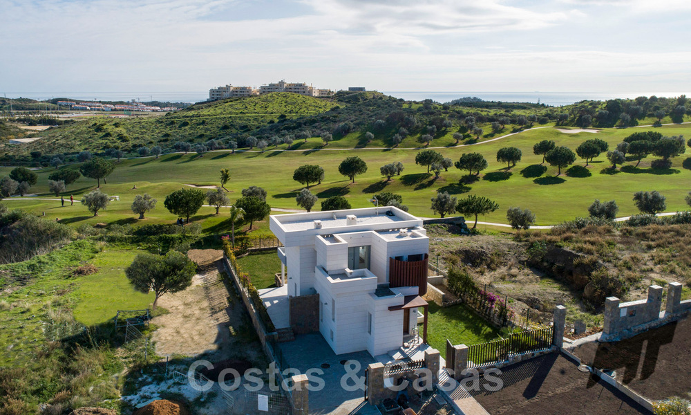 New development of modern luxury villas for sale, frontline golf with sea views in Mijas, Costa del Sol 62478