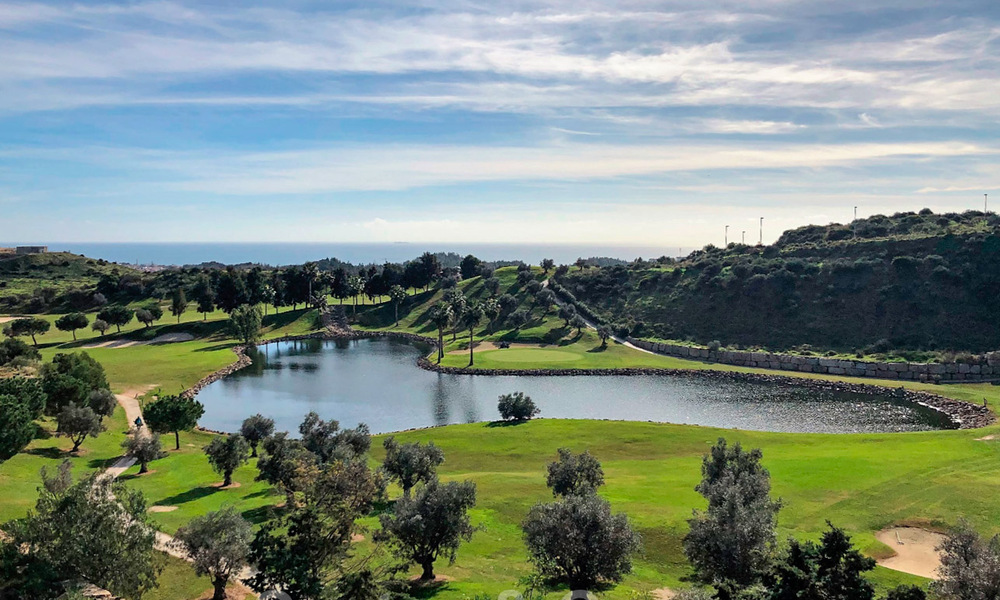 New development of modern luxury villas for sale, frontline golf with sea views in Mijas, Costa del Sol 62488