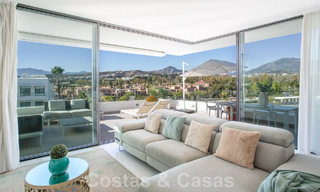 Modern 3 bedroom apartment with spacious terraces for sale on the New Golden Mile between Marbella and Estepona 62494 