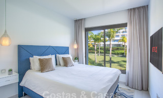 Modern 3 bedroom apartment with spacious terraces for sale on the New Golden Mile between Marbella and Estepona 62515 