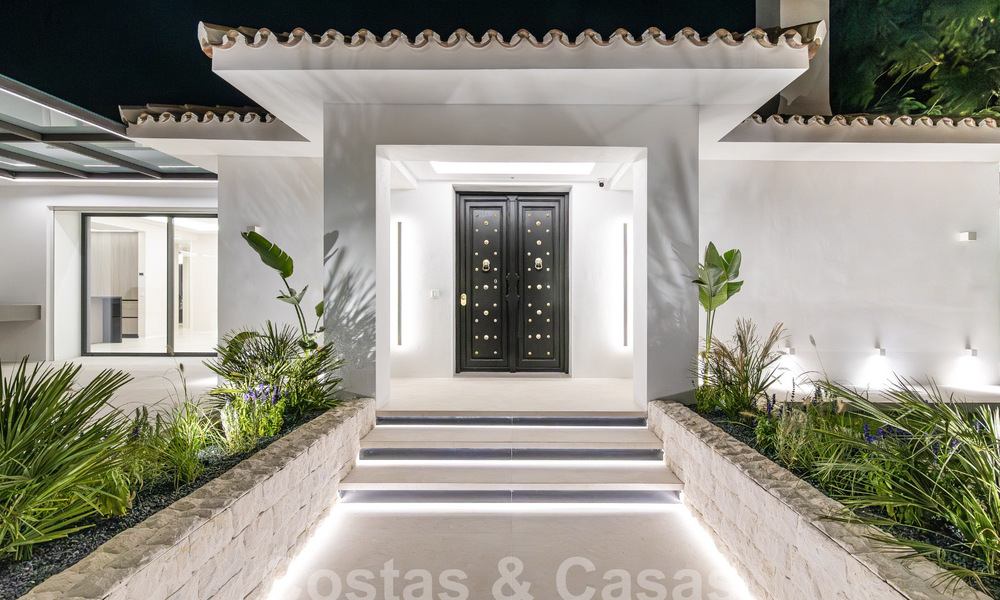 New single-storey modern Mediterranean villa for sale, frontline golf, close to San Pedro - Marbella 62524