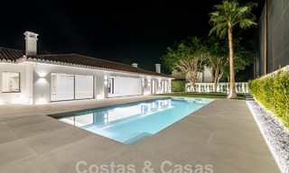 New single-storey modern Mediterranean villa for sale, frontline golf, close to San Pedro - Marbella 62526 