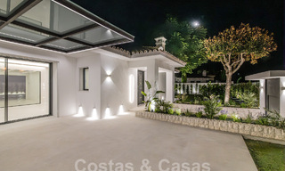 New single-storey modern Mediterranean villa for sale, frontline golf, close to San Pedro - Marbella 62527 