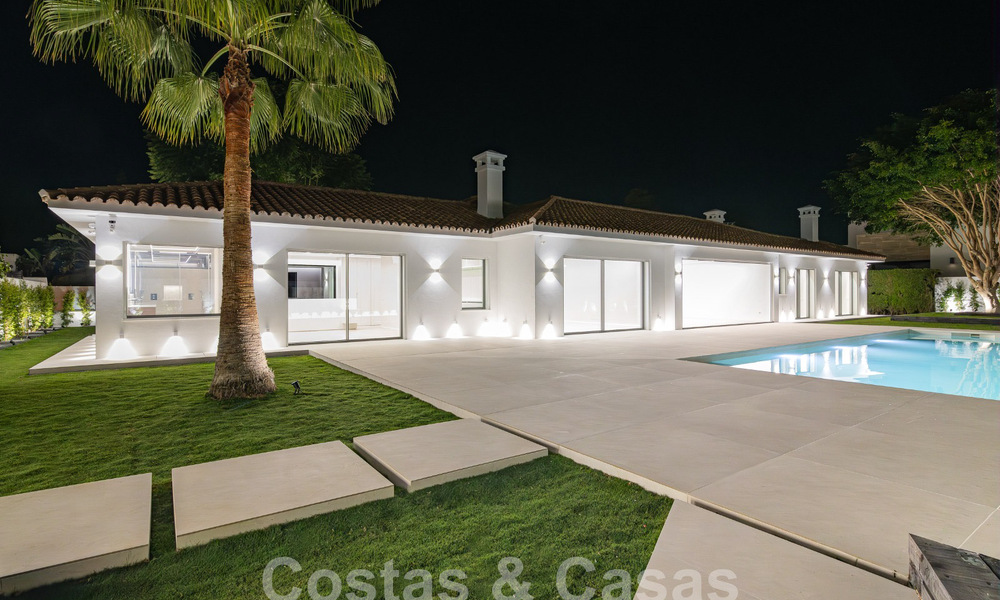 New single-storey modern Mediterranean villa for sale, frontline golf, close to San Pedro - Marbella 62528