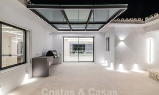 New single-storey modern Mediterranean villa for sale, frontline golf, close to San Pedro - Marbella 62529 