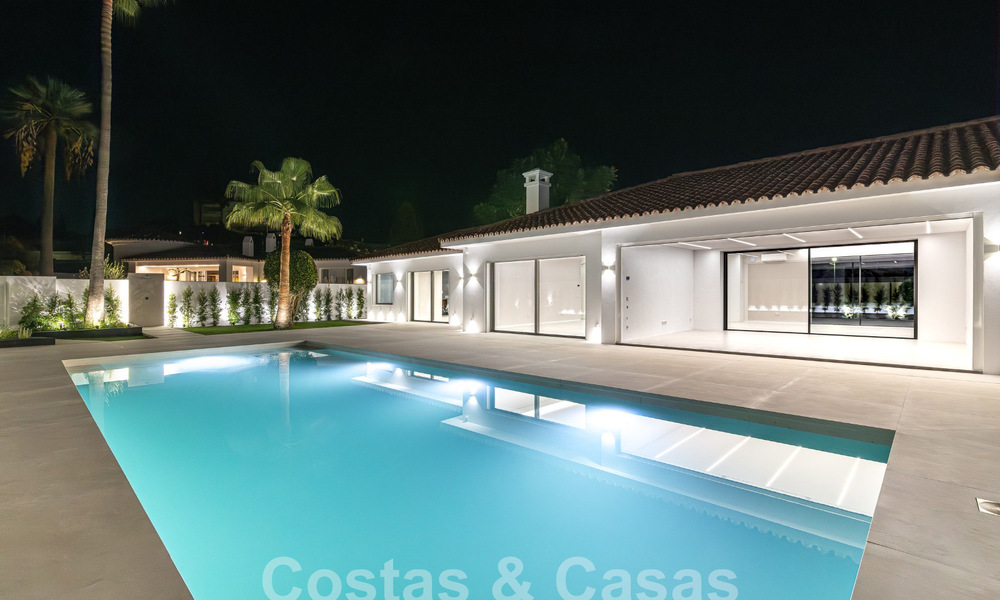 New single-storey modern Mediterranean villa for sale, frontline golf, close to San Pedro - Marbella 62532