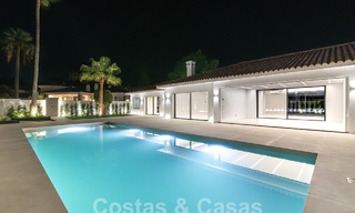 New single-storey modern Mediterranean villa for sale, frontline golf, close to San Pedro - Marbella 62532 