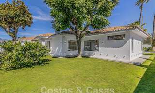 New single-storey modern Mediterranean villa for sale, frontline golf, close to San Pedro - Marbella 62538 