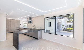 New single-storey modern Mediterranean villa for sale, frontline golf, close to San Pedro - Marbella 62548 