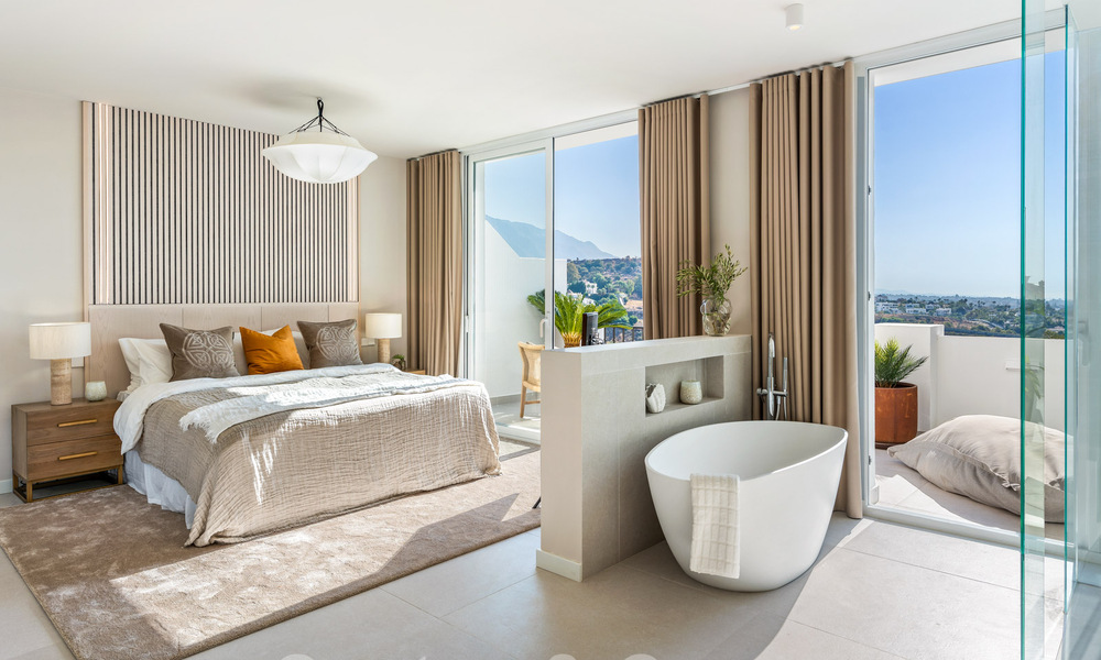 Stylishly renovated townhouse for sale, adjacent to the golf course of La Quinta in Benahavis - Marbella 62793