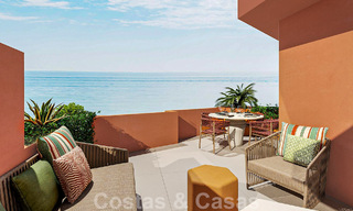 Quality renovated, huge penthouse for sale in frontline beach complex east of Marbella centre 62842 