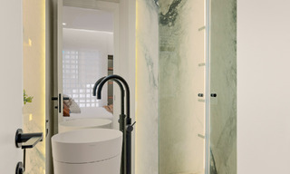 Quality renovated, huge penthouse for sale in frontline beach complex east of Marbella centre 70659 