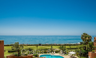 Quality renovated, huge penthouse for sale in frontline beach complex east of Marbella centre 70665 