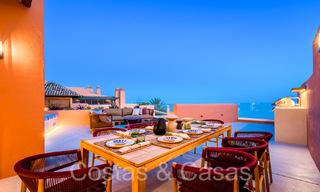 Quality renovated, huge penthouse for sale in frontline beach complex east of Marbella centre 70667 