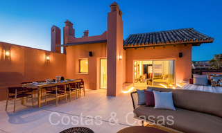 Quality renovated, huge penthouse for sale in frontline beach complex east of Marbella centre 70671 