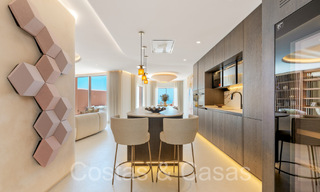 Quality renovated, huge penthouse for sale in frontline beach complex east of Marbella centre 70672 