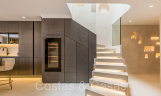Quality renovated, huge penthouse for sale in frontline beach complex east of Marbella centre 70680 