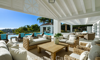 Sophisticated luxury villa with panoramic sea views for sale in Nueva Andalucia, Marbella 62768 