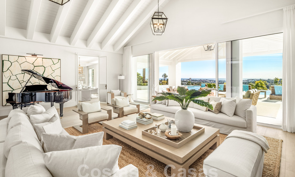 Sophisticated luxury villa with panoramic sea views for sale in Nueva Andalucia, Marbella 62779