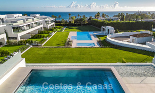 Turnkey luxury villas for sale in a new innovative complex consisting of 12 sophisticated villas with sea views, on Marbella's Golden Mile 62652 