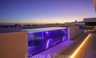 Turnkey luxury villas for sale in a new innovative complex consisting of 12 sophisticated villas with sea views, on Marbella's Golden Mile 62705 
