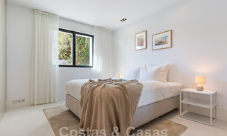 Modern luxury villa for sale with contemporary Mediterranean architecture located in Nueva Andalucia's golf valley, Marbella 62996 